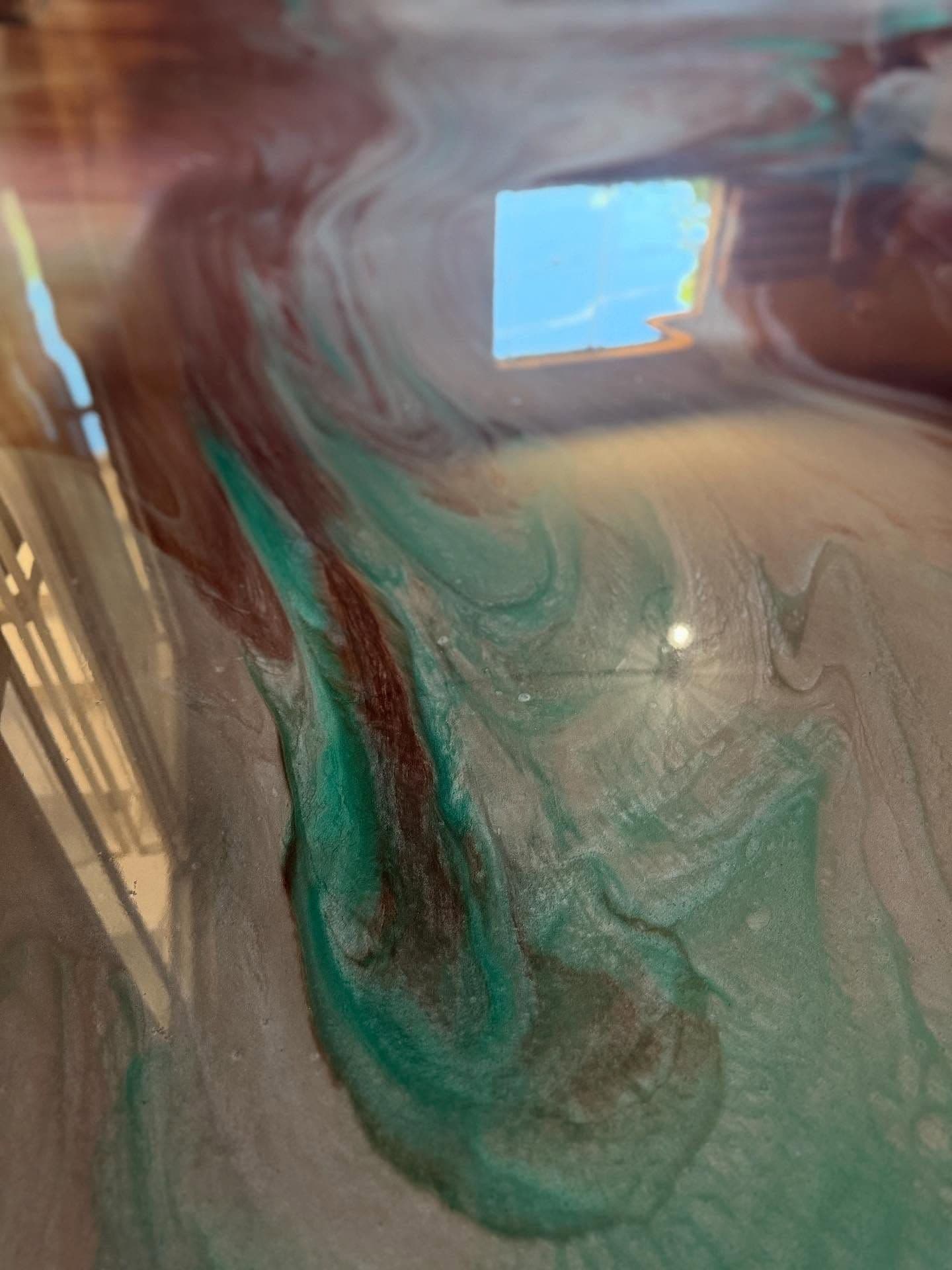 Metallic Epoxy Living Room Media 6