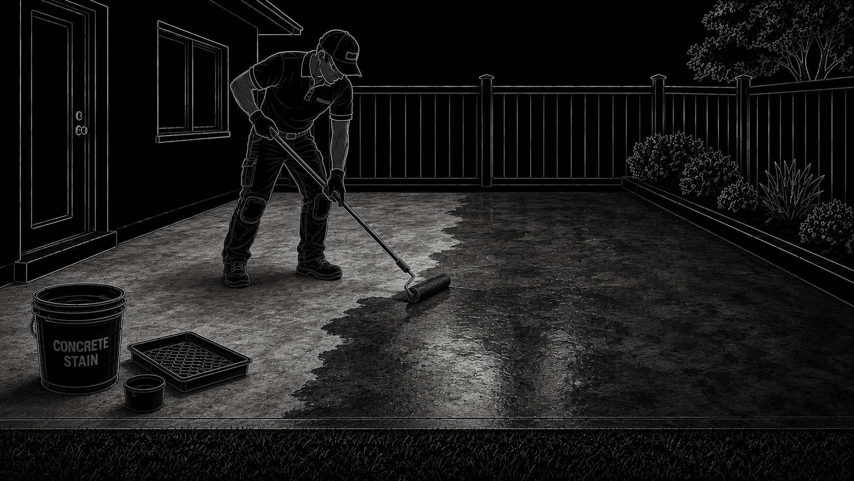 Stain Application - 04